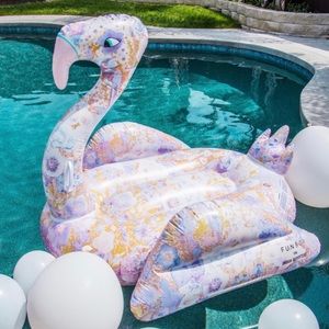 FUNBOY for UO Floral Flamingo Pool Float